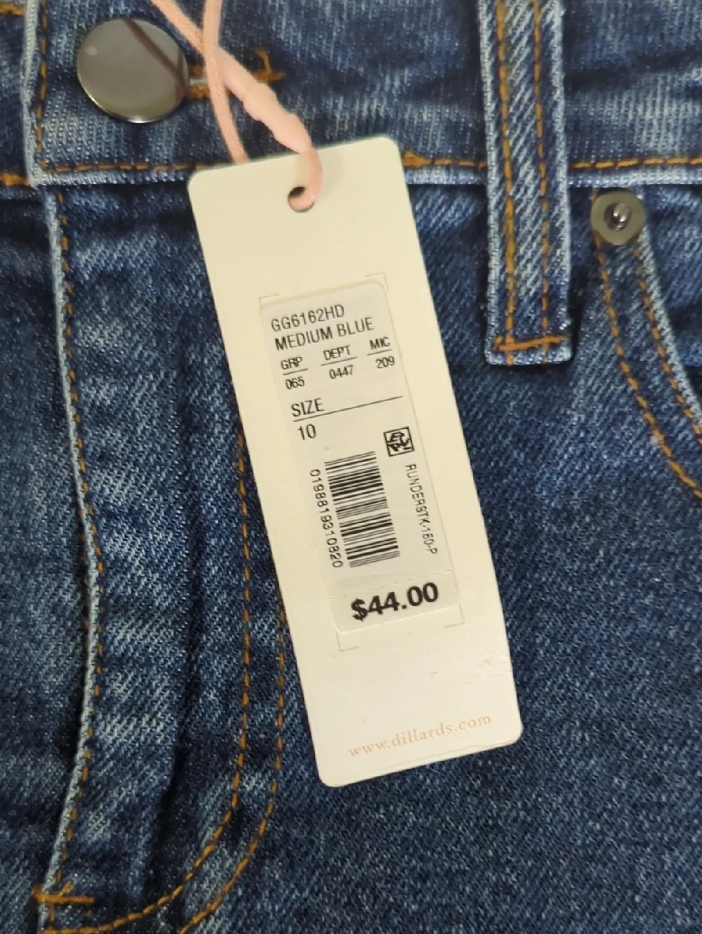 NWT GB Girls Denim Patchwork Mini Skirt - Blue Size 10
